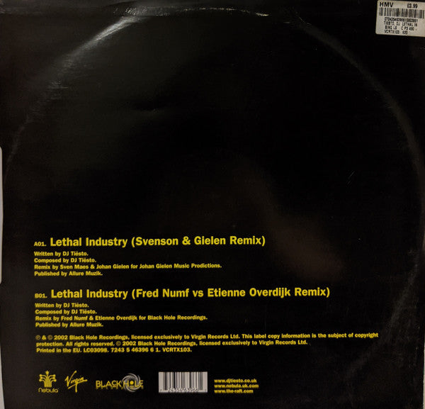 DJ Tiësto : Lethal Industry (12")