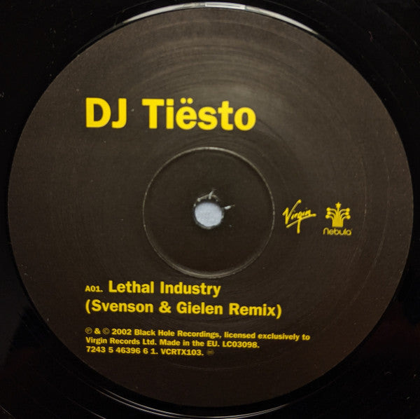DJ Tiësto : Lethal Industry (12")