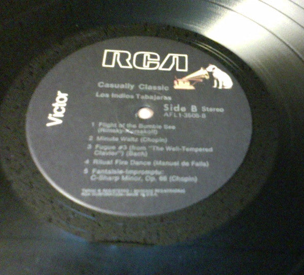 Los Indios Tabajaras : Casually Classic (LP, Album, RE)