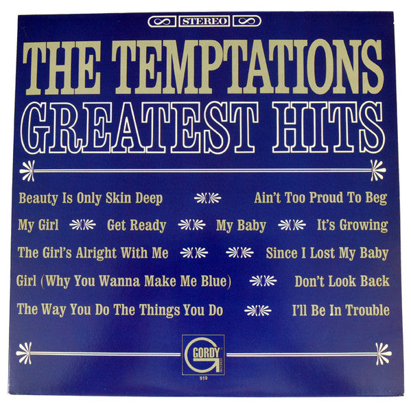 The Temptations : Greatest Hits (LP, Comp, RE)