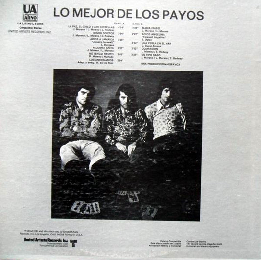 Los Payos : Lo Mejor De Los Payos (LP, Comp)