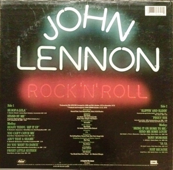 John Lennon : Rock 'N' Roll (LP, Album, RE, Jac)
