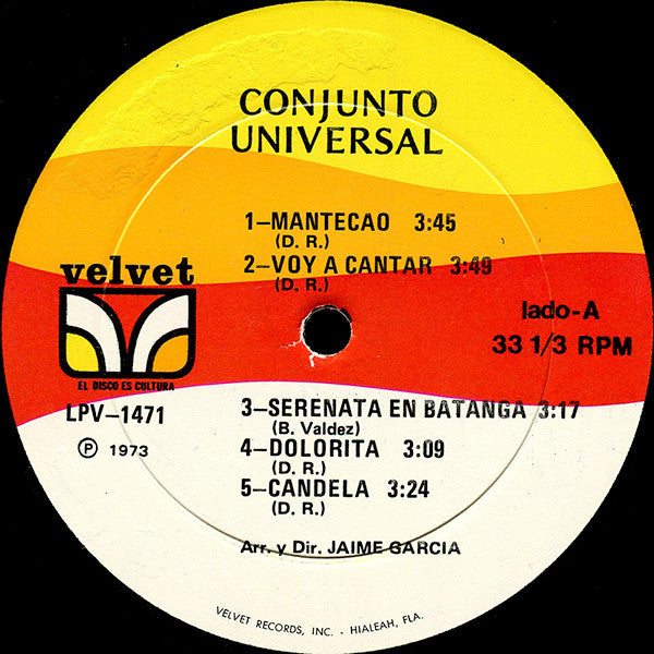 Conjunto Universal : Conjunto Universal (LP, Album)