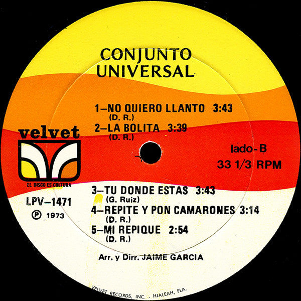 Conjunto Universal : Conjunto Universal (LP, Album)