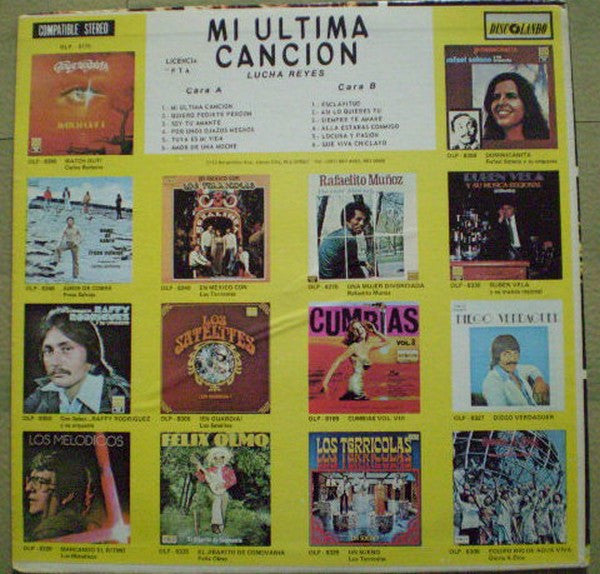 Lucha Reyes : Mi Ultima Cancion (LP, Album)