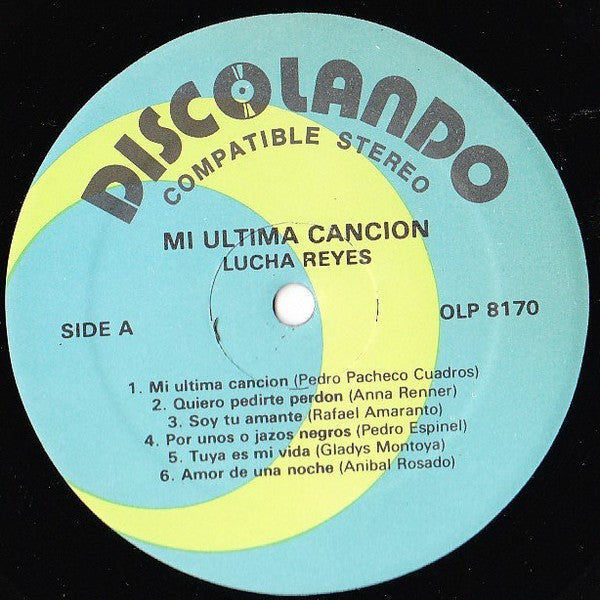 Lucha Reyes : Mi Ultima Cancion (LP, Album)
