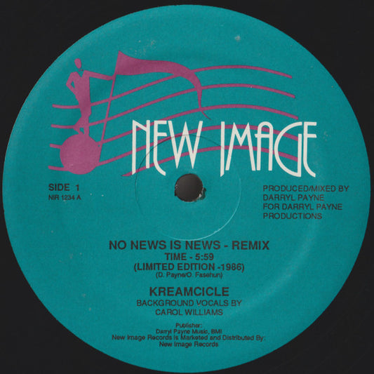 Kreamcicle : No News Is News (Remix) (12", Ltd)