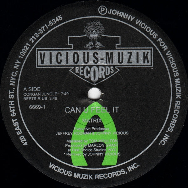 Matrix (69) : Can U Feel It (12")