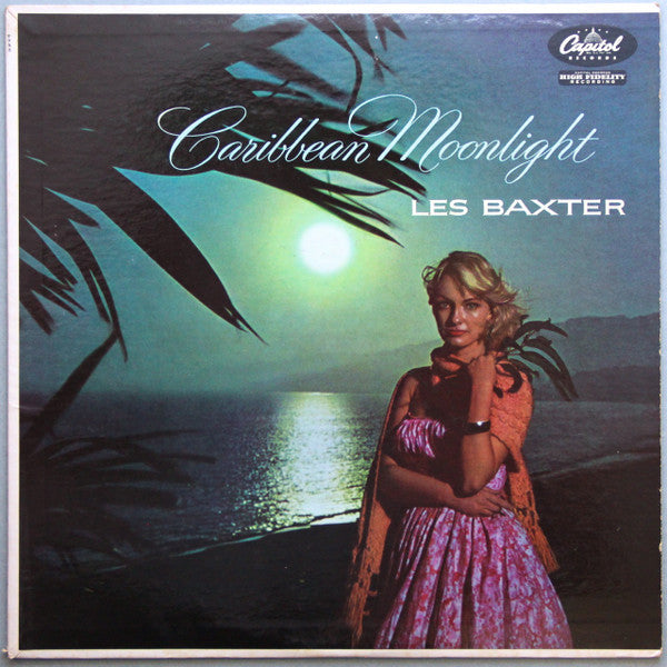 Les Baxter : Caribbean Moonlight (LP, Album, Mono)