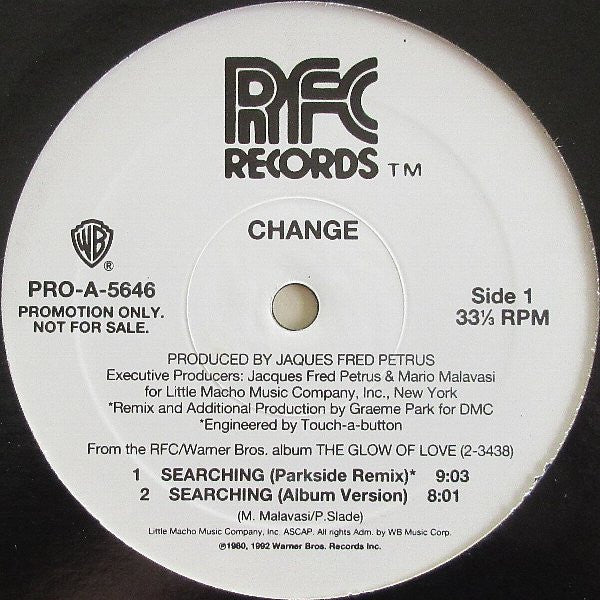 Change : Searching (12", Promo)