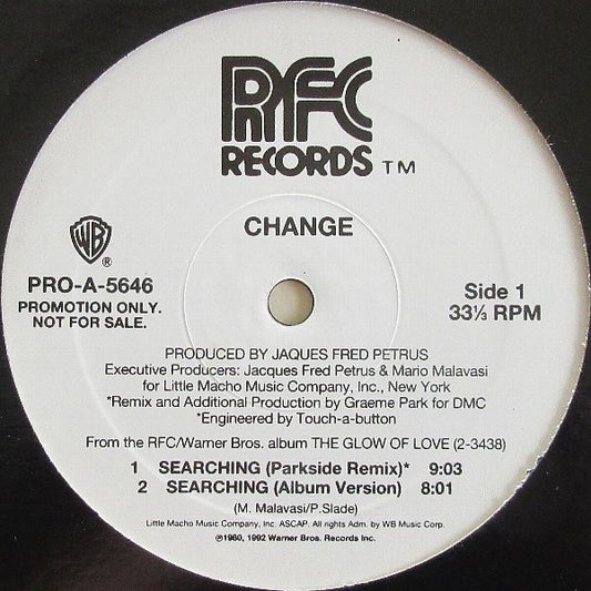 Change : Searching (12", Promo)