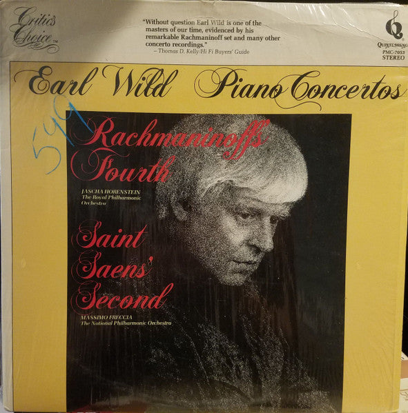 Earl Wild, Jascha Horenstein, Royal Philharmonic Orchestra, Massimo Freccia, National Philharmonic Orchestra : Earl Wild Piano Concertos (LP, Comp)