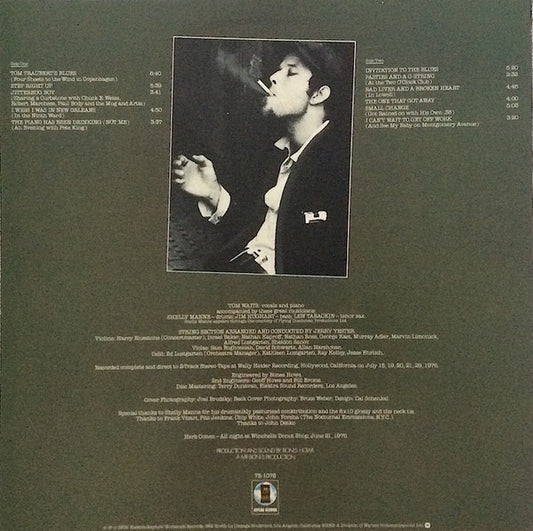 Tom Waits - Small Change vinyl record, LP (Very Good Plus (VG+)) | Lulo Records