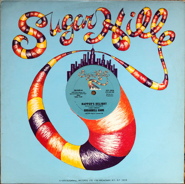 Sugarhill Gang : Rapper's Delight (12", Single, RP, BW)