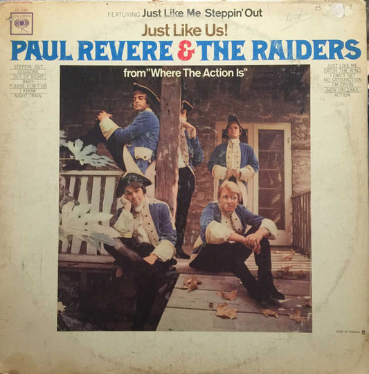 Paul Revere & The Raiders : Just Like Us (LP, Album, Mono)