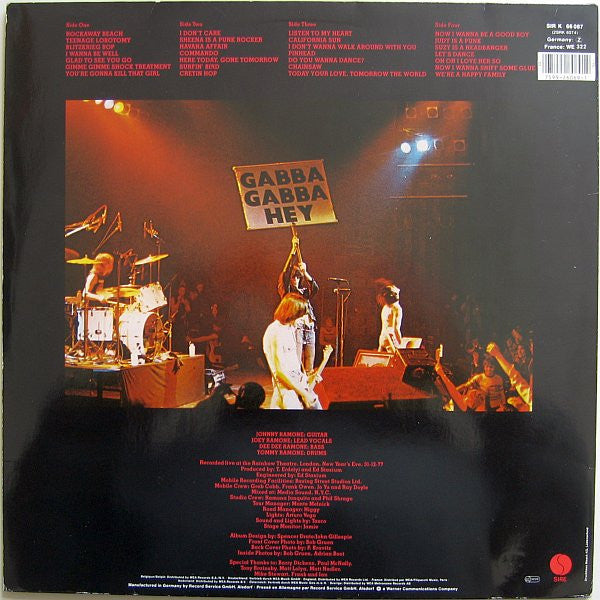 Ramones : It's Alive (2xLP, Album, RE, Gat)