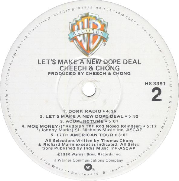 Cheech & Chong : Let's Make A New Dope Deal (LP, Album, Win)
