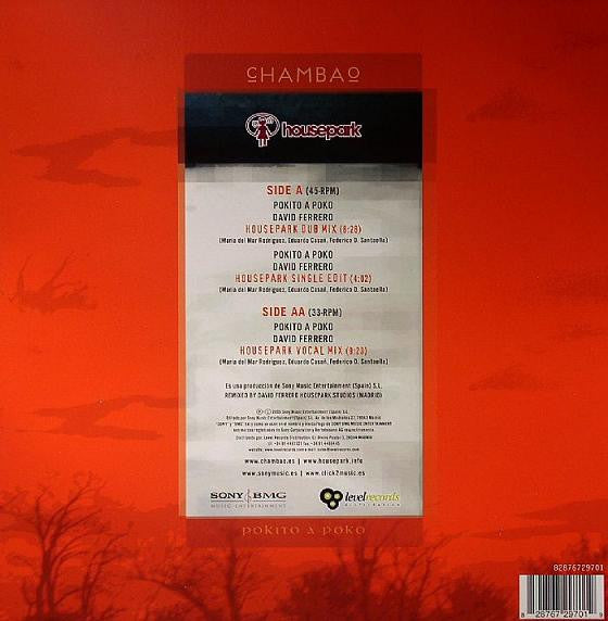 cHAMBAo : Pokito A Poko (David Ferrero Housepark Remix) (12")