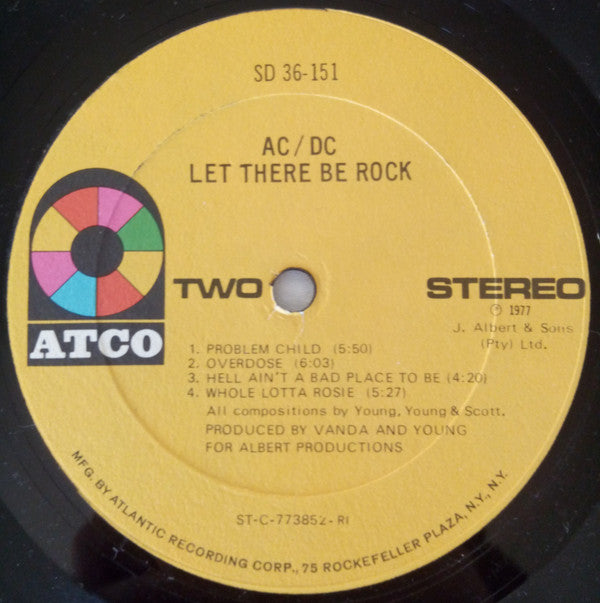 AC/DC : Let There Be Rock (LP, Album, RI )