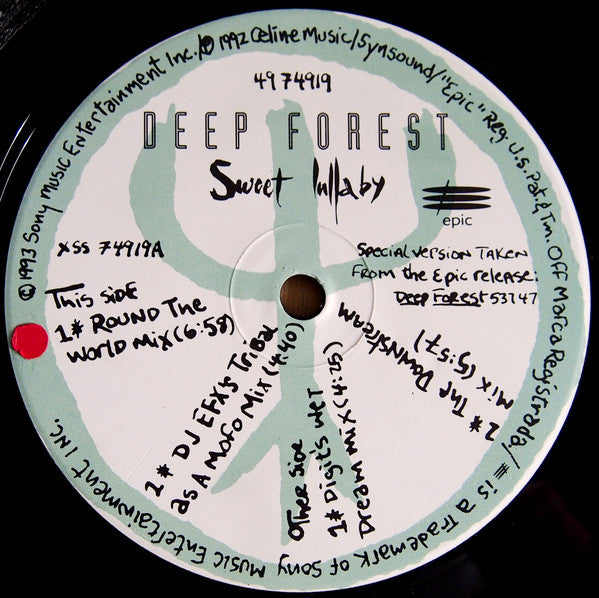 Deep Forest : Sweet Lullaby (12", Ltd)