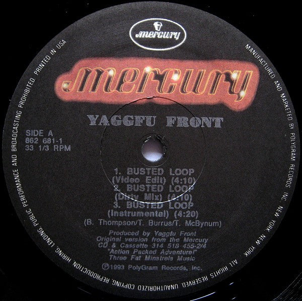 Yaggfu Front : Busted Loop (12")