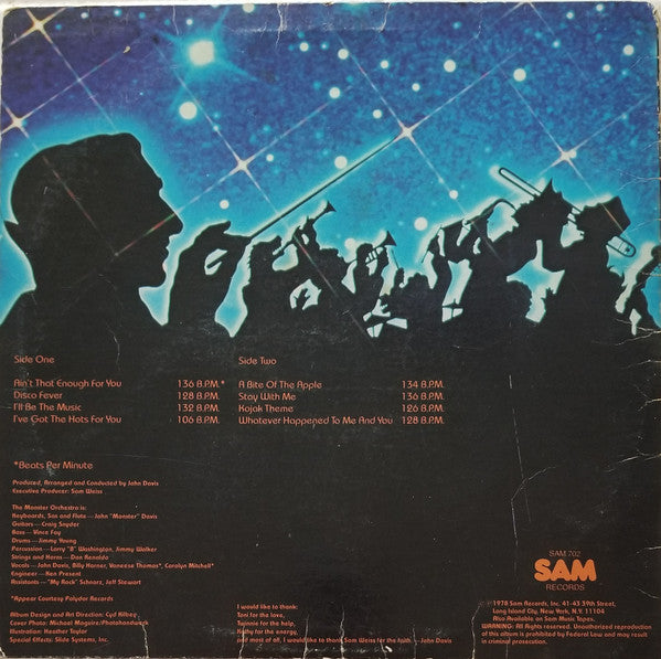 John Davis & The Monster Orchestra : Ain't That Enough For You (LP, Album)