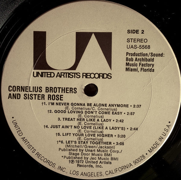 Cornelius Brothers And Sister Rose* : Cornelius Brothers And Sister Rose (LP, Album, Ter)