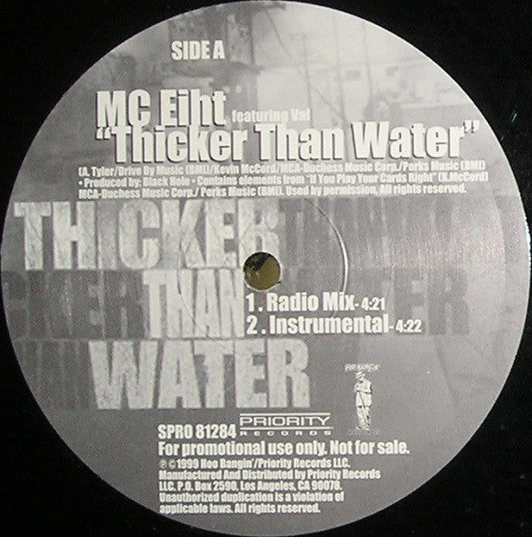 MC Eiht : Thicker Than Water (12", Promo)