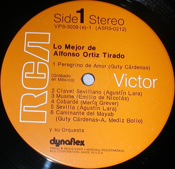 Alfonso Ortiz Tirado : Lo Mejor De Alfonso Ortiz Tirado (2xLP, Comp)