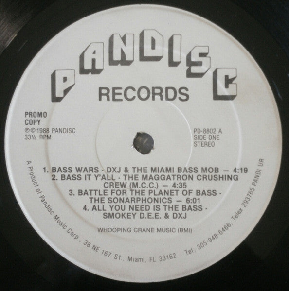 Various : The Miami Bass Wars (LP, Comp, Promo)