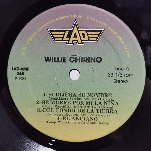 Willy Chirino : La Salsa... Y Yo (LP, Album)