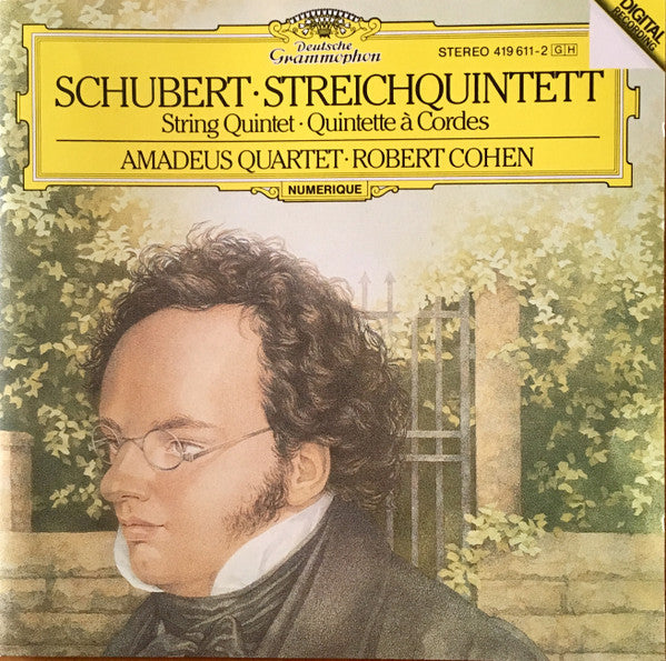 Franz Schubert - Amadeus-Quartett, Robert Cohen : Streichquintett = String Quintet = Quintette à Cordes (CD, Album)