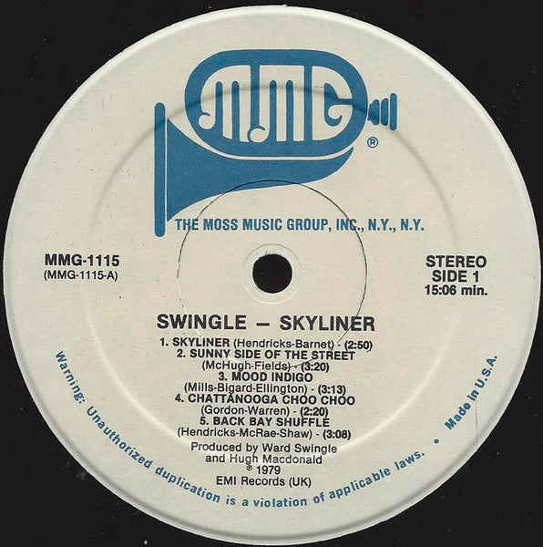 The New Swingle Singers : Swingle Skyliner (LP, Album)