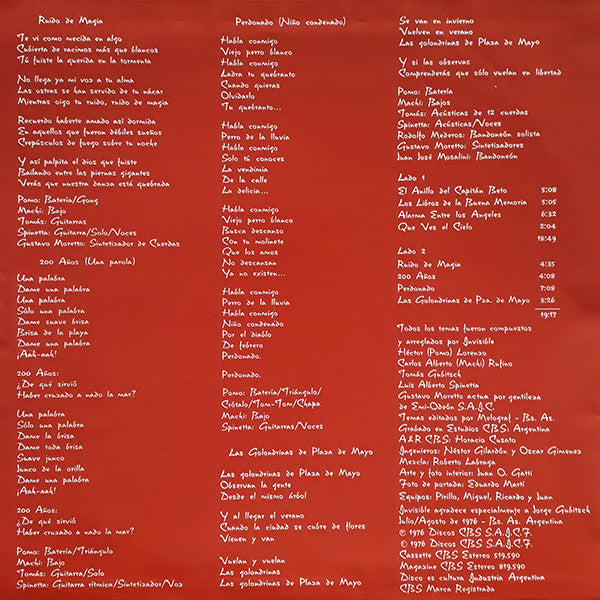 Invisible (9) : El Jardín De Los Presentes (LP, Album, RE)