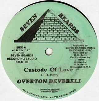 Overton Deverell : Custody Of Love / Healing From Above (12")