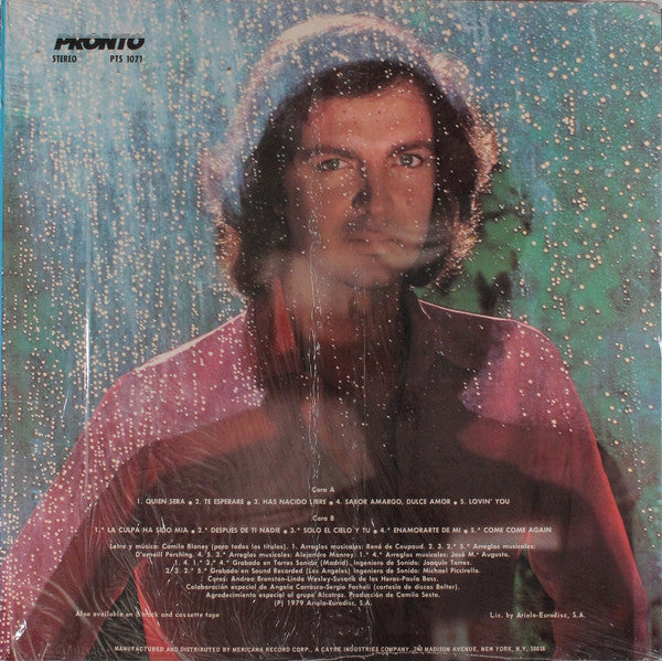 Camilo Sesto : Horas De Amor (LP, Album)