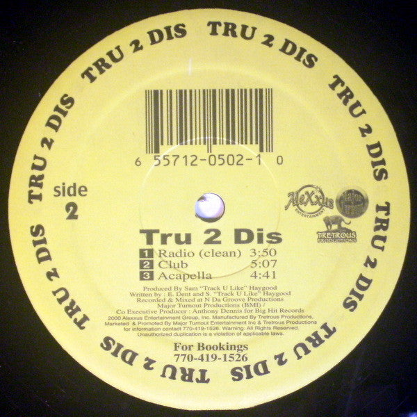 Tetraz : Let's Get'em / Tru 2 Dis (12", Single)