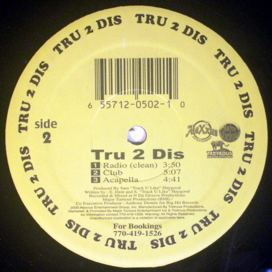 Tetraz - Let's Get'em / Tru 2 Dis vinyl record, 12" (Mint (M)) | Lulo Records