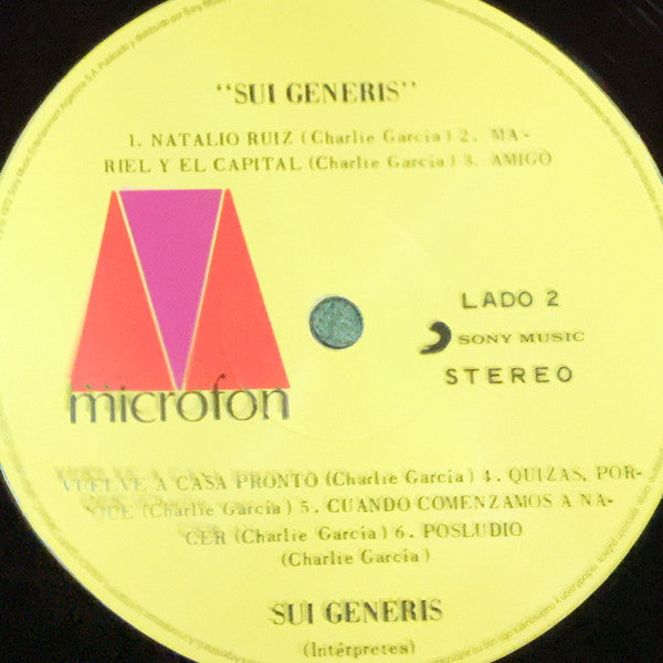 Sui Generis (4) : Vida (LP, Album, RE, RM, 180)