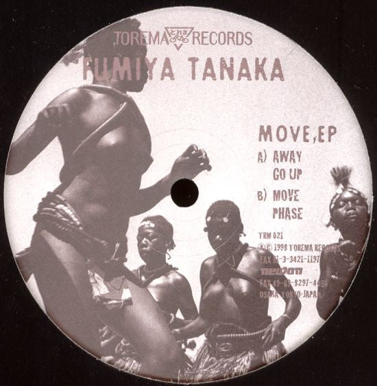 Fumiya Tanaka : Move EP (12", EP, RP)