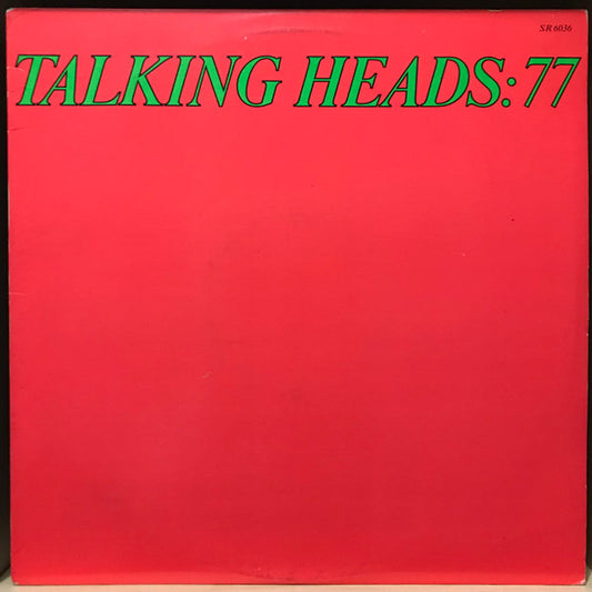 Talking Heads : Talking Heads: 77 (LP, Album, RE, Win)