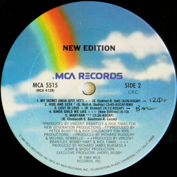 New Edition : New Edition (LP, Album, Club)