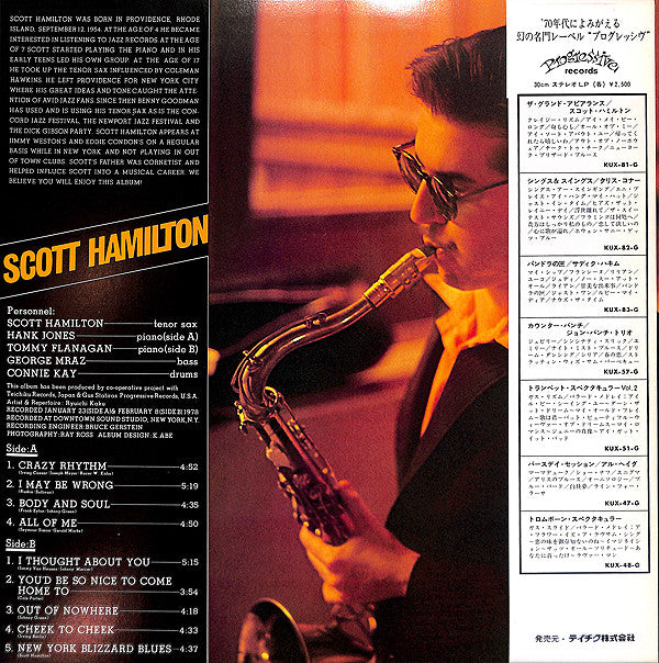 The Scott Hamilton Quartet : The Grand Appearance (LP, Album)