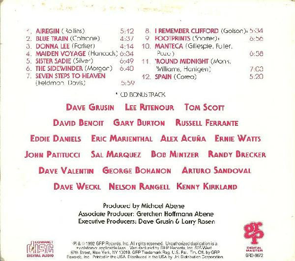 GRP All-Star Big Band : GRP All-Star Big Band (CD, Album)