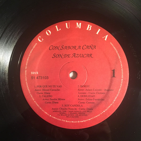 Son De Azúcar : Con Sabor A Caña (LP, Album)
