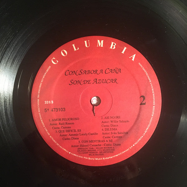 Son De Azúcar : Con Sabor A Caña (LP, Album)