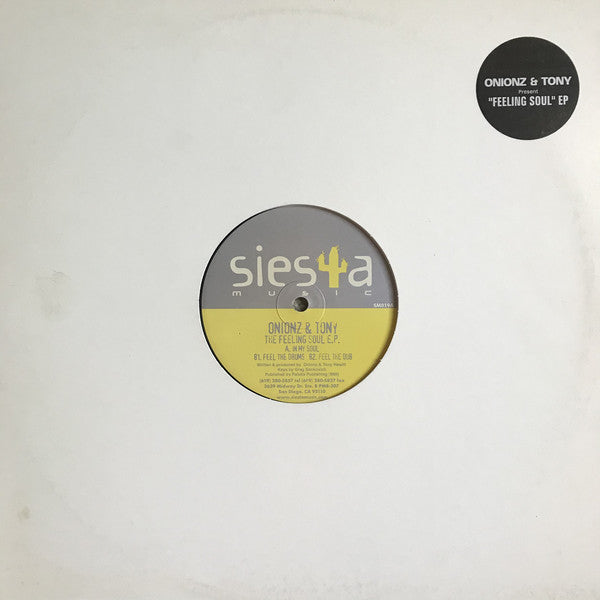 Onionz & Tony : The Feeling Soul E.P. (12", EP)
