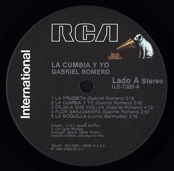 Gabriel Romero y su Orquesta : La Cumbia Y Yo (LP, Album)