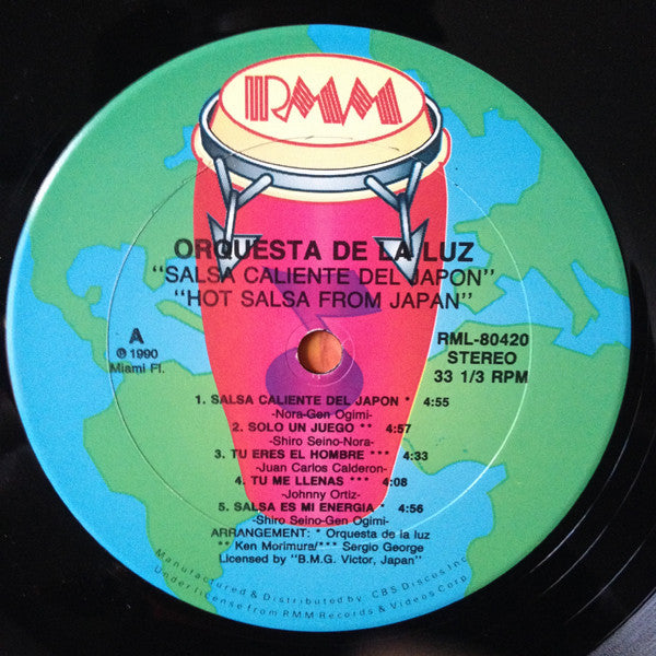 Orquesta De La Luz : Salsa Caliente Del Japon (Hot Salsa From Japan / 日本からの熱いサルサ) (LP, Album)