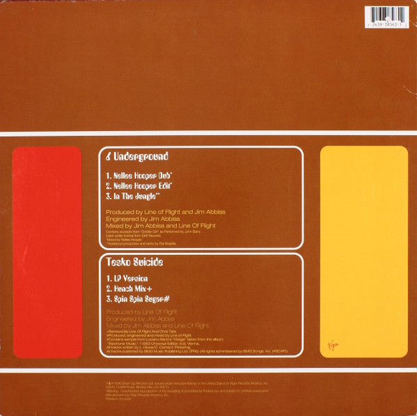 Sneaker Pimps : Tesko Suicide / 6 Underground (12")